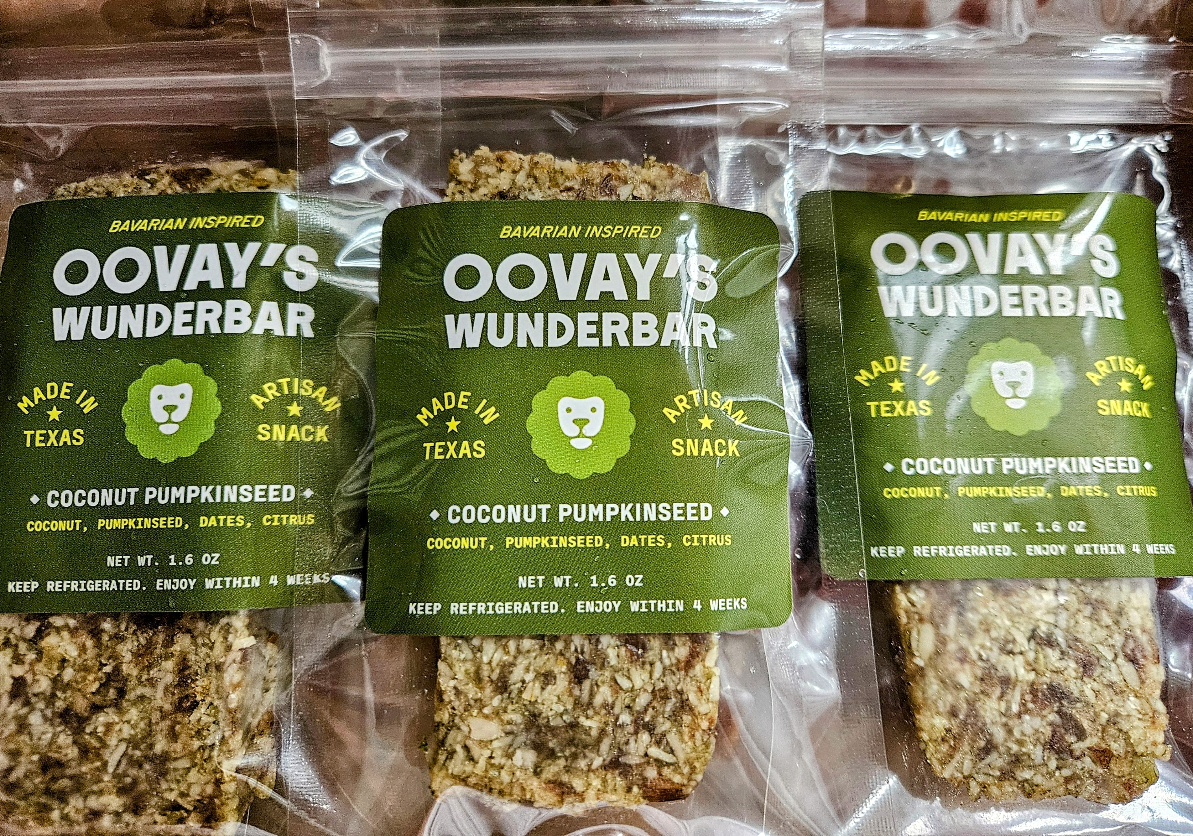 Coconut Pumpkin Seed Citrus Bar